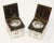 Brown Art Deco Inkwells in Macassar Wood and Crystal, Jacques Adnet Style For Sale - Image 8 of 13