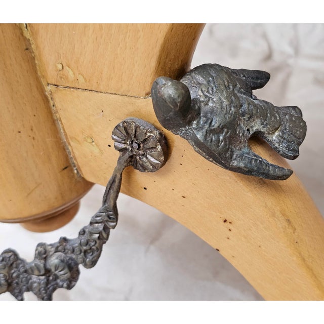 Renaissance Revival Style Ormolu Mounted Burlwood Table For Sale In Washington DC - Image 6 of 9