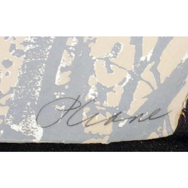 1980s Paula Crane "Sky Banner II & III" Diptych Signed Fine Art Etchings 1980s For Sale - Image 5 of 11