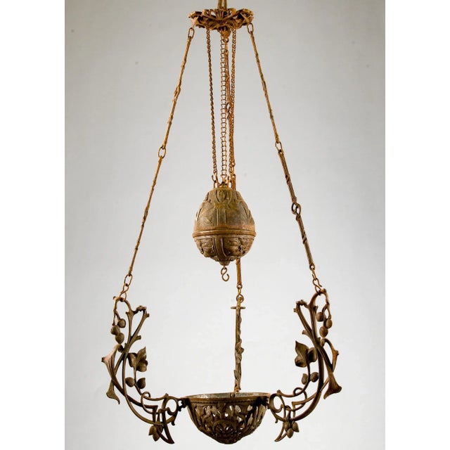 Vintage Liberty Garden Chandelier For Sale - Image 9 of 9
