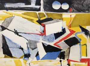 Jasha Green, "Untitled 11," Lithograph