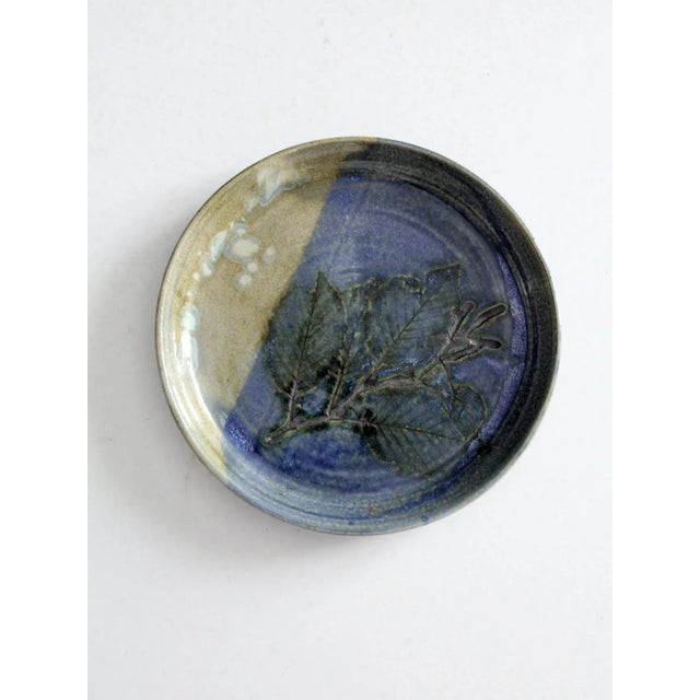 Contemporary Studio Pottery Plate For Sale - Image 3 of 10