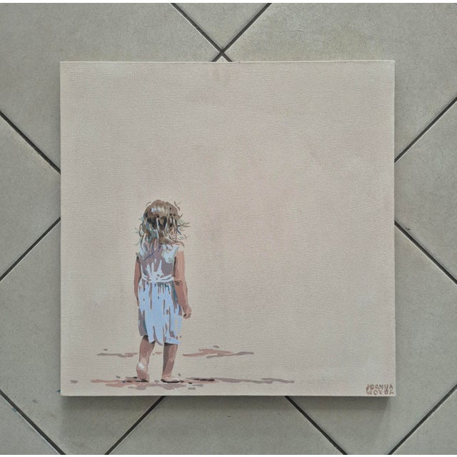 Joanna Woyda, the Beach: A Walk, 2026, Acrylic on Canvas For Sale - Image 3 of 4