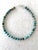 Lovely ocean Jasper beaded necklace with silver plated clasp designed by Matthew Izzo 10mm bead size 18” long