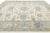 2020s 12x15 Modern Oushak Style Hand-Knot Wool Area Rug in Soft Slate Blue and Beige For Sale - Image 5 of 12