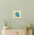 2020s Blue Parrot on Yellow Chair Oil Painting Original Art For Sale - Image 5 of 7