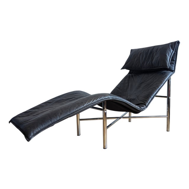 Leather Skye Lounge Chair by Tord Björklund, 1980s For Sale