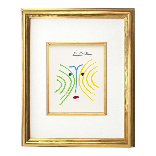 1960s Picasso Lithograph 97 the Pythia Framed For Sale