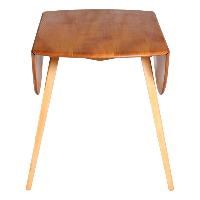 Mid-Century Ercol Drop-Leaf Beech Dining Table, 1960s For Sale