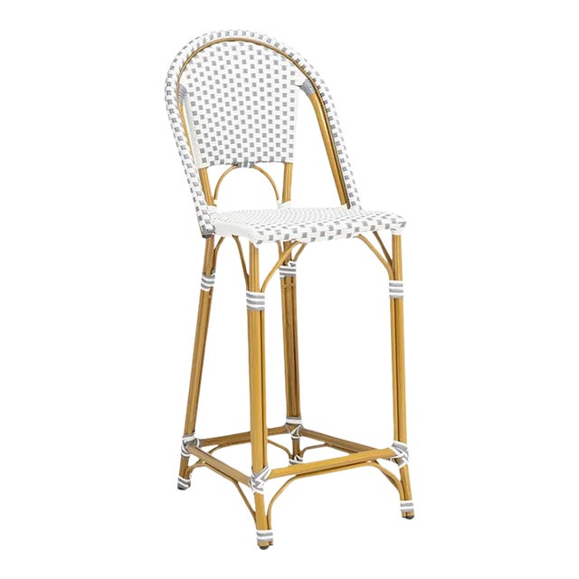 Zaid Barstool - Gray/White For Sale