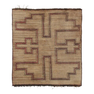 Vintage Moroccan Tuareg Rug With Stepped Tribal Geometry - Rug & Kilim For Sale