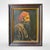An original antique oil on canvas painting that is set in the original carved wood frame. The portrait is of a man...