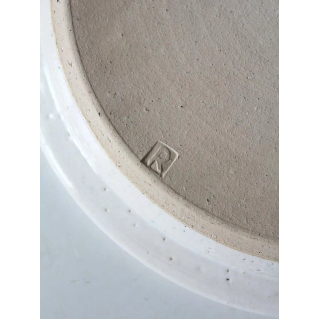 Vintage Studio Pottery Plates Pair For Sale - Image 10 of 11