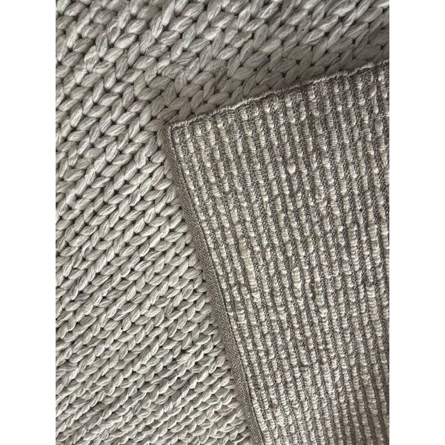 11ft 9in × 14ft 7in Exquisite Rugs Arlow Collection Handwoven Textured Poly Blend Area Rug For Sale - Image 10 of 12