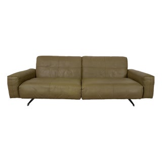 Three-Seater Leather Sofa from Rolf Benz For Sale