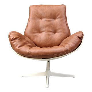 Space Age Swivle Chair with Fiberglass, 1960s For Sale