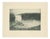 Ernst Kropp, Marsh Landscape with Swans, 1910, Etching For Sale