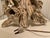 Vintage Driftwood Distressed Painted Table Lamp For Sale - Image 10 of 10