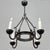 Antique Country French Wrought Iron Chandelier For Sale In Dallas - Image 6 of 12