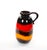 Mid-Century West German Glazed Porcelain Vase, Yellow, Red & Brown 10" Tall For Sale - Image 11 of 11