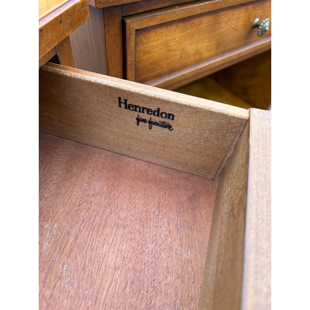 Vintage Henredon Walnut Regency Bedroom Set For Sale - Image 12 of 12