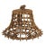 Bamboo & Rattan Chandelier in the style of Louis Sognot, 1960s For Sale - Image 4 of 6