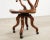 Brown 19th Century English Victorian Swivel Captains Desk Chair For Sale - Image 8 of 18