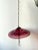 Early 19th Century Ruby Flashed and Engraved Bohemian Glass Lamp For Sale - Image 4 of 5