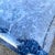 Wood Postmodern Bullnose Faux Blue Marble Coffee Table on Chrome Legs For Sale - Image 7 of 7