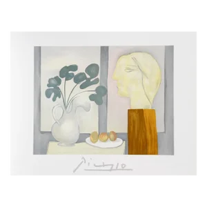 1980s "Nature Morte a la Fenetre" Lithograph After Pablo Picasso