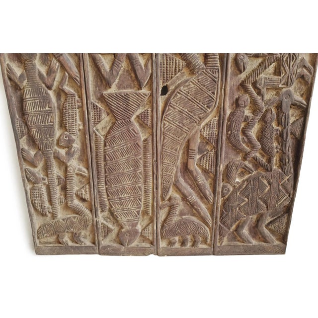 Vintage Nupe Door Panel For Sale In Los Angeles - Image 6 of 8