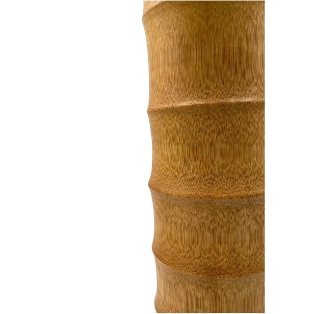 Hollywood Regency Bamboo Vase, Italy 1970 For Sale - Image 10 of 12