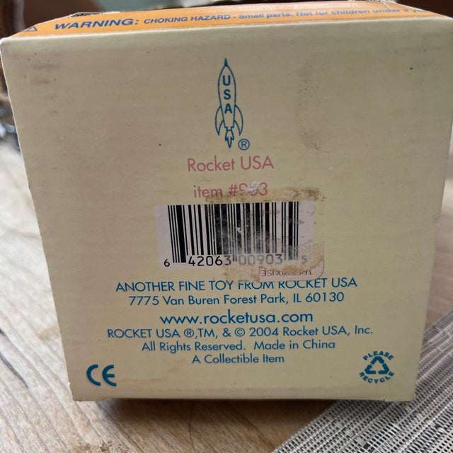 Rocket Usa Mechanical Piggy Chef Wind-Up Toy #903 Original Box Works Collectible For Sale - Image 10 of 11