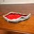 Ceramic Organic Modern Sculptural Ceramic Driftwood Form Centerpiece Bowl With Red Glaze For Sale - Image 7 of 10