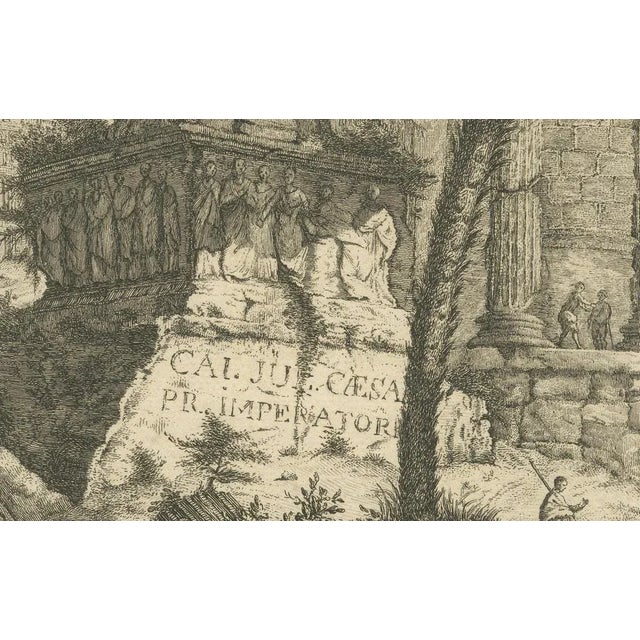 Charpentier, Julius Caesar's Ruins and Skeleton, 1757, Engraving For Sale - Image 6 of 8