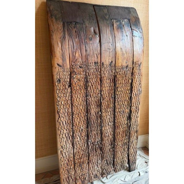 Antique 18th C Primitive Farm Plow Thrasher Now Wall Art For Sale - Image 4 of 6