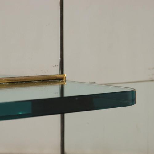 Goldenrod Vintage Backlit Mirror, 1940s For Sale - Image 8 of 13