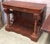 1900 - 1909 20th Century Biedermeier Style Marquetry Spanish Console Table With Drawer For Sale - Image 5 of 10