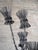 Metal Brutalist Thistle-Shaped 5-Light Floor Lamp in Black Wrought Iron, 1970s For Sale - Image 7 of 16