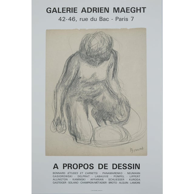 Femme Nue Agenouillée (Nude) Poster after Pierre Bonnard For Sale