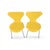 We are offering a beautiful set of two vintage chairs from the renowned Danish manufacturer Fritz Hansen for sale....