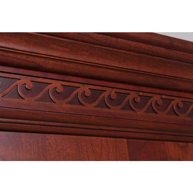 Pennsylvania House Cherry Bedroom Armoire Cabinet For Sale - Image 13 of 15