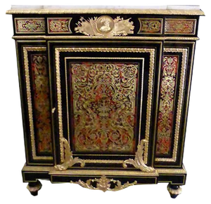Antique Marquetry Inlaid Buffet