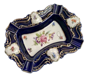 Vintage Porcelain Ashtray from Lindner, Germany, 1970s
