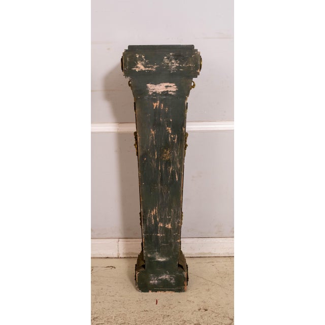 Pair Vintage Marble Pilaster Column Pedestals For Sale - Image 18 of 18