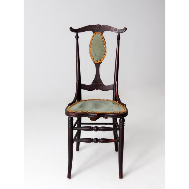 Antique Victorian Aesthetic Movement Side Chair For Sale - Image 9 of 16
