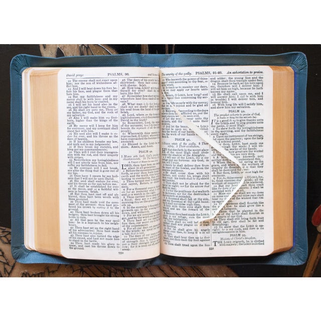 C. 1930-1940s Masonic Edition of the Holy Bible in Original Box, Windsor Lodge, Embossed Sealed, Numbered and Signed For Sale - Image 16 of 18