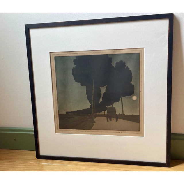 Signed Bernard Boutet De Monvel "La Carriole" 1912 Art Deco Etching Early #50/200 For Sale - Image 12 of 12