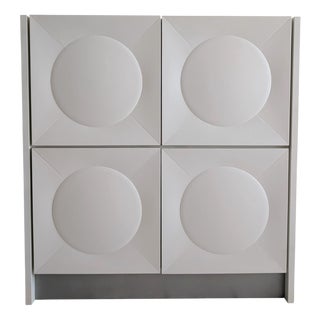 Large Mid-Century Italian Brutalist Space Age Bar or Storage Cabinet, 1970s For Sale