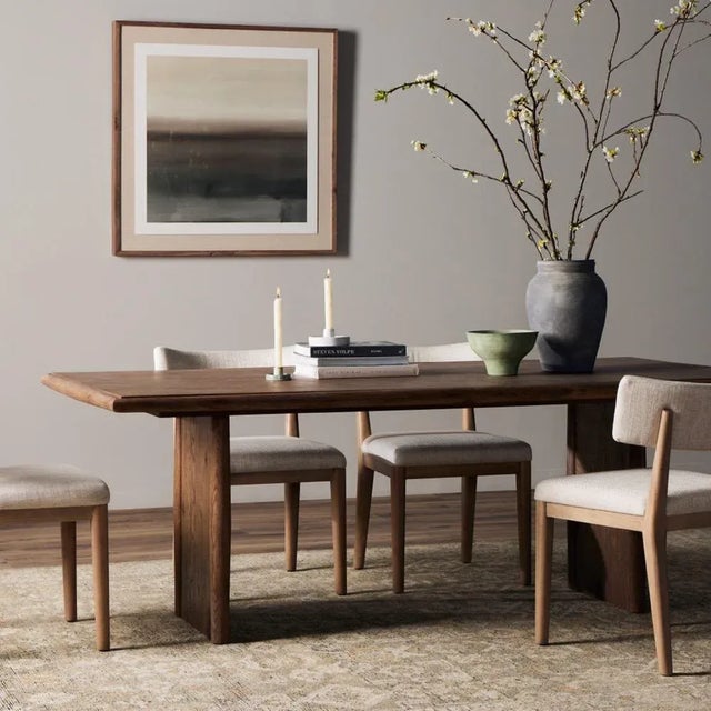 Contemporary Four Hands Glenview Dining Table, Weathered Oak For Sale - Image 3 of 12